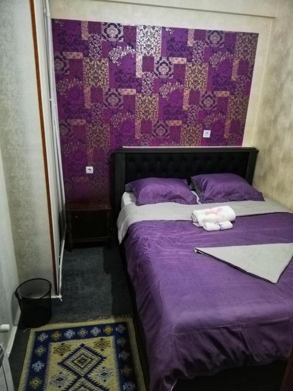 Postel nebo postele na pokoji v ubytování Hostel Violet