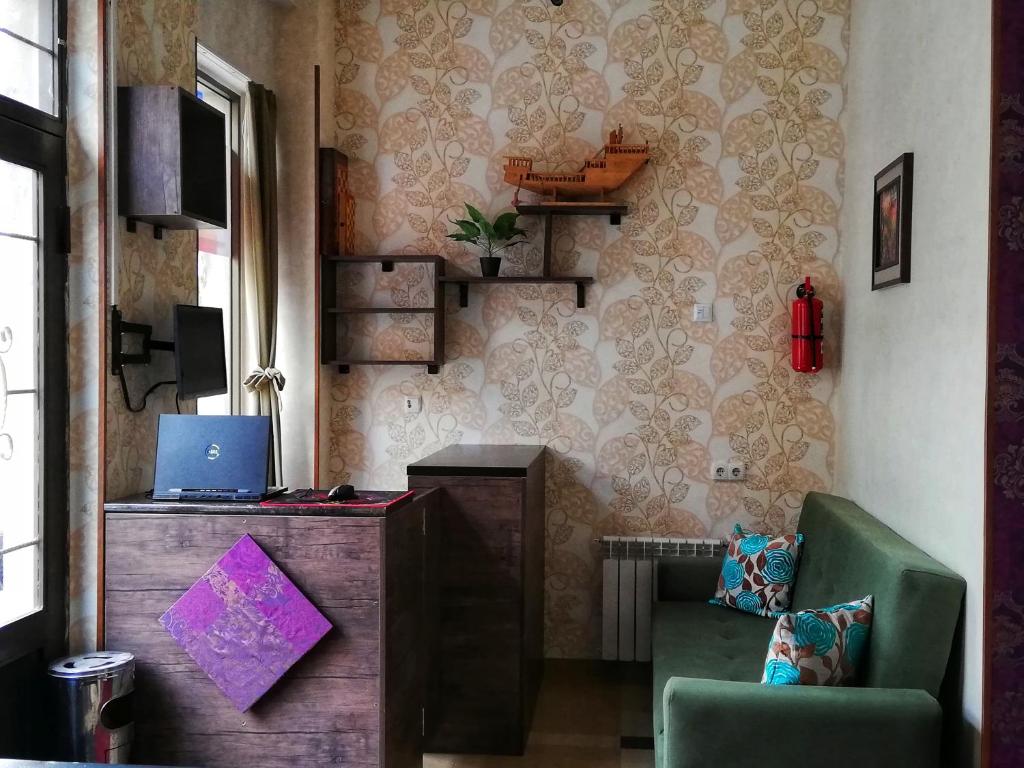 Posezení v ubytování Hostel Violet
