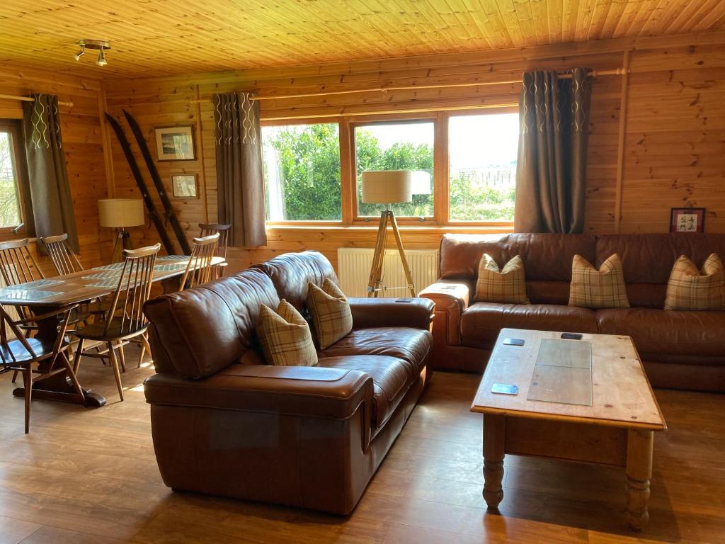 Posezení v ubytování Fir Tree Lodge