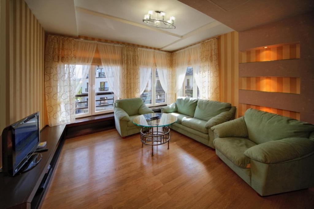 Posezení v ubytování Apart-Hotel Chale Graal