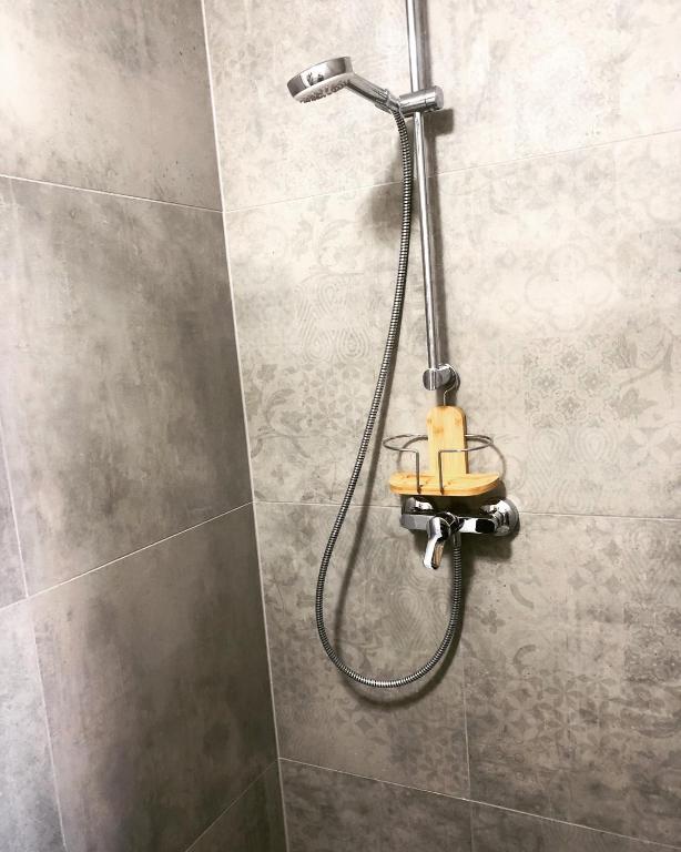 Koupelna v ubytování PÁLAVSKÉ DOMKY