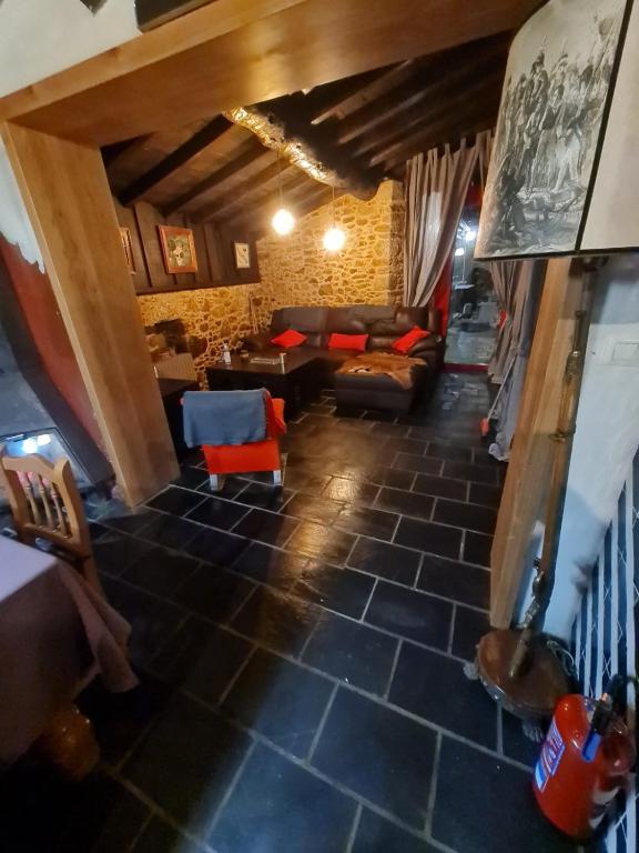 Część wypoczynkowa w obiekcie A Pontiga I Casa Rural