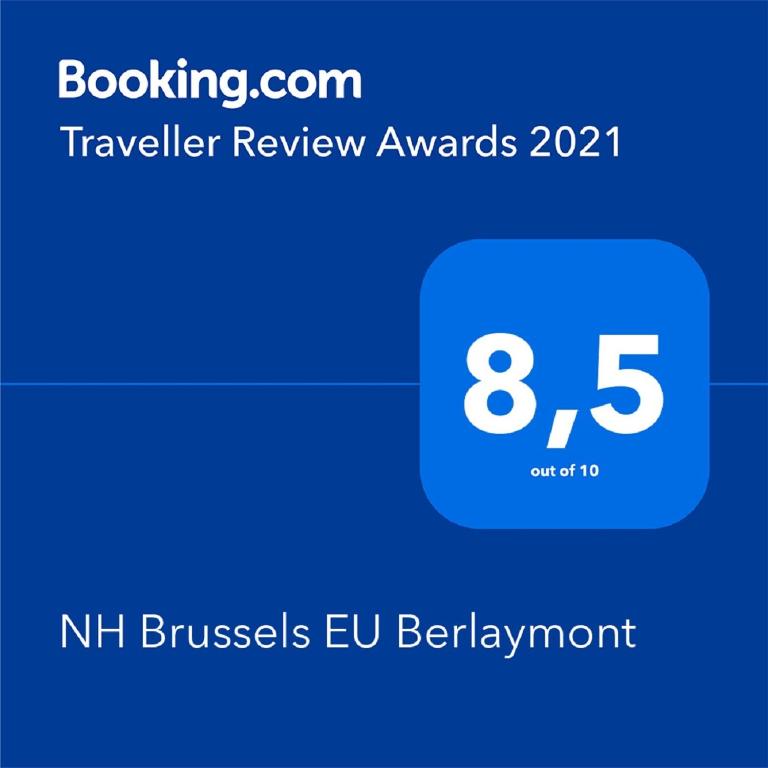 Certifikát, hodnocení, plakát nebo jiný dokument vystavený v ubytování NH Brussels EU Berlaymont