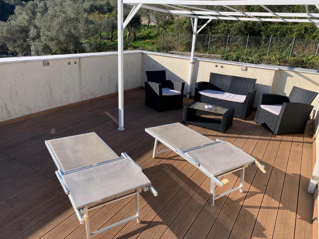 Balkón nebo terasa v ubytování Camere e case vacanza Residenza Prealba