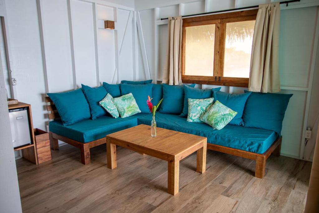 Posezení v ubytování Sol Bungalows Bocas del Toro
