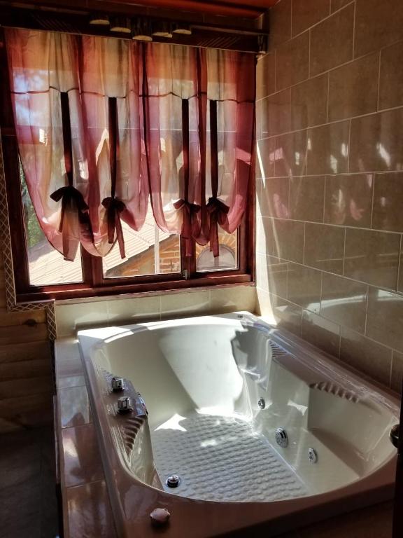 Koupelna v ubytování Cabaña Sol