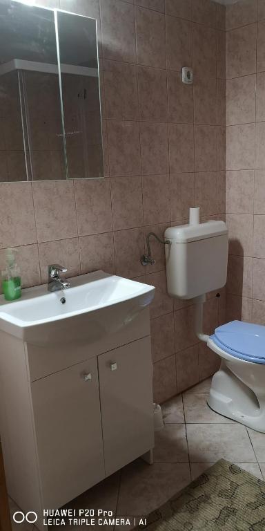 Kúpeľňa v ubytovaní Kifog-Lak Vendégház