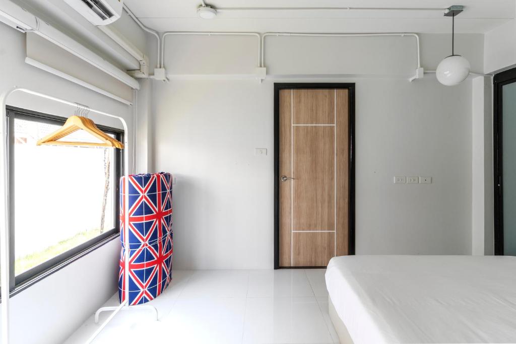 Postel nebo postele na pokoji v ubytování Brand-new Aewmai Pool Villa&Promotion◆byน้องมังคุด