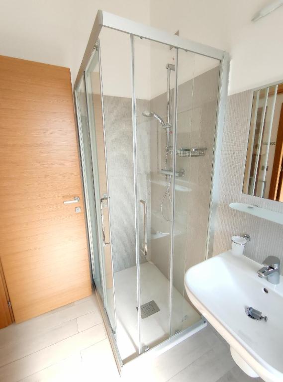 Koupelna v ubytování Hotel Capitano