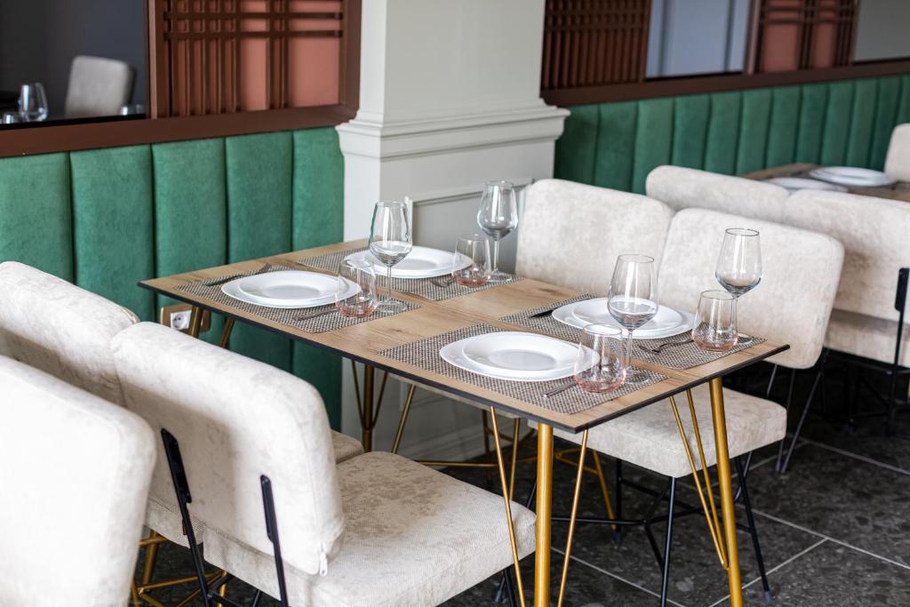 Posezení v ubytování Ames Hotel & SPA