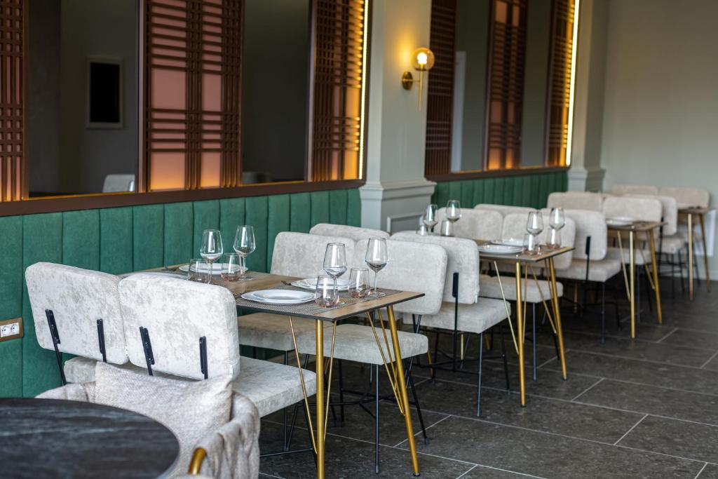 Posezení v ubytování Ames Hotel & SPA
