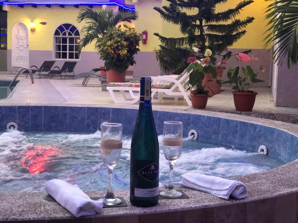 Nápoje v ubytování Hotel Puerto Gaviota