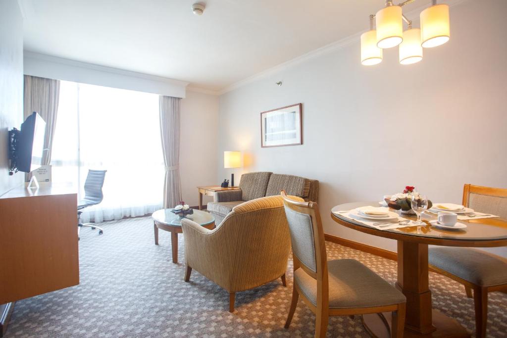 Posezení v ubytování The Linden Suites