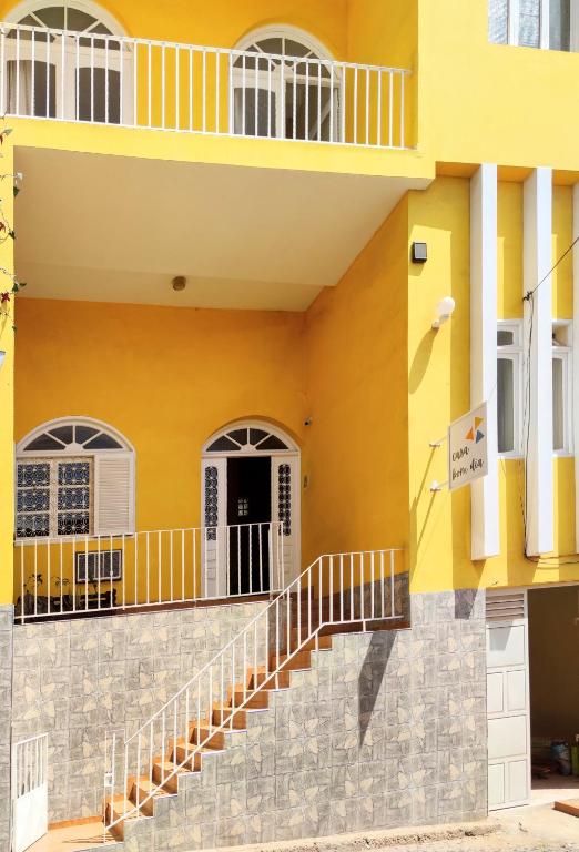 Balkón nebo terasa v ubytování Casa Bom Dia