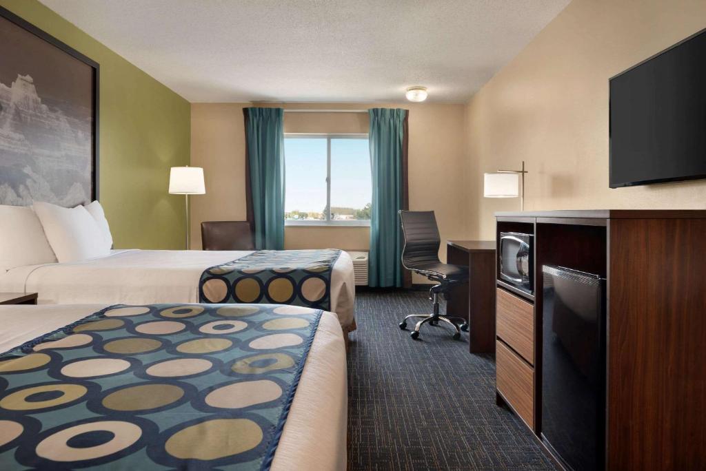 Super 8 by Wyndham Sioux Falls - Chambre Queen Avec Deux Lits Queen - Non-fumeur