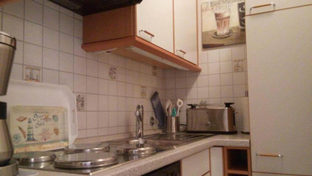 Kuchyň nebo kuchyňský kout v ubytování Berliner-Hof-HOF-202