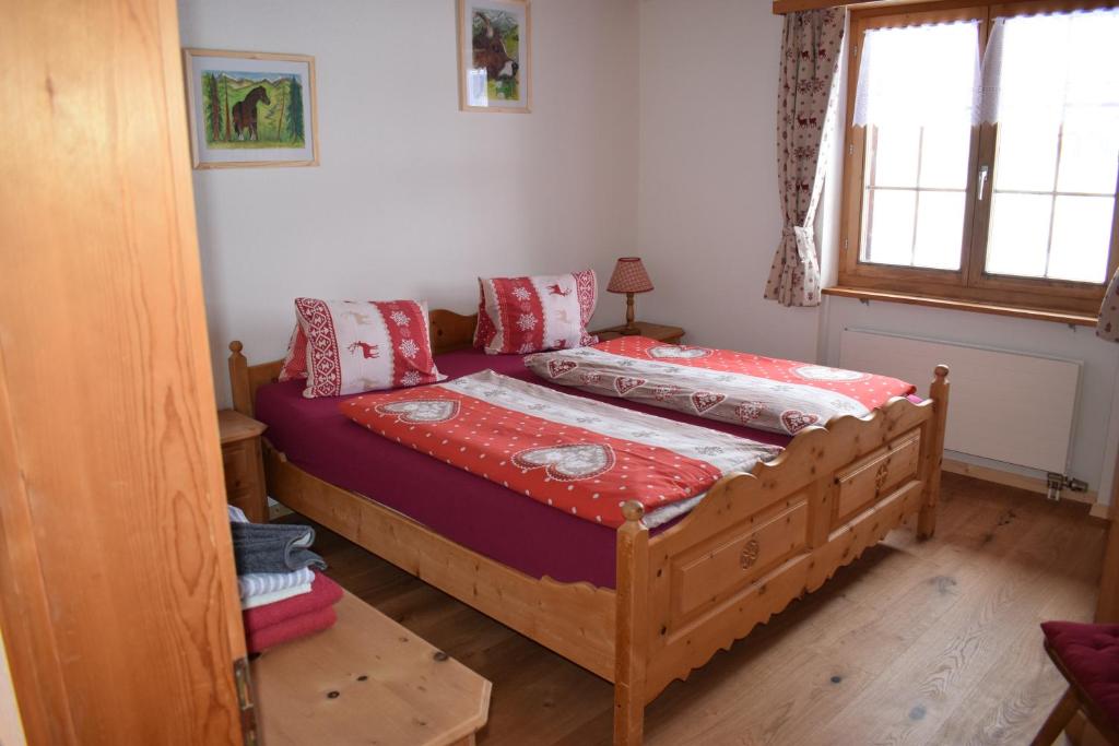 Postel nebo postele na pokoji v ubytování B&B Stiffler-Huus