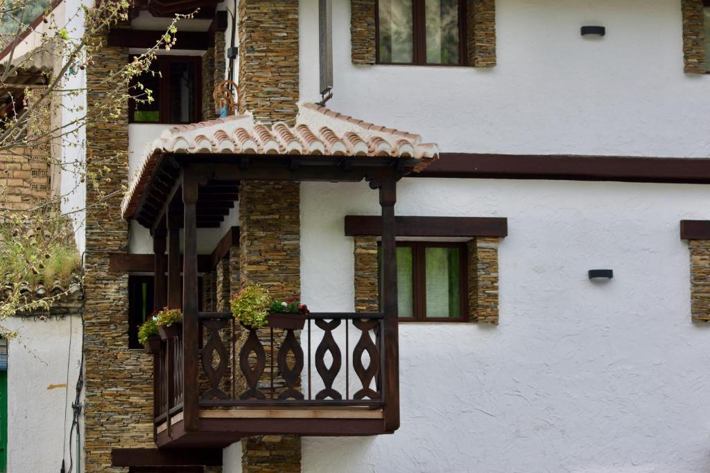 Balkón nebo terasa v ubytování El refugio