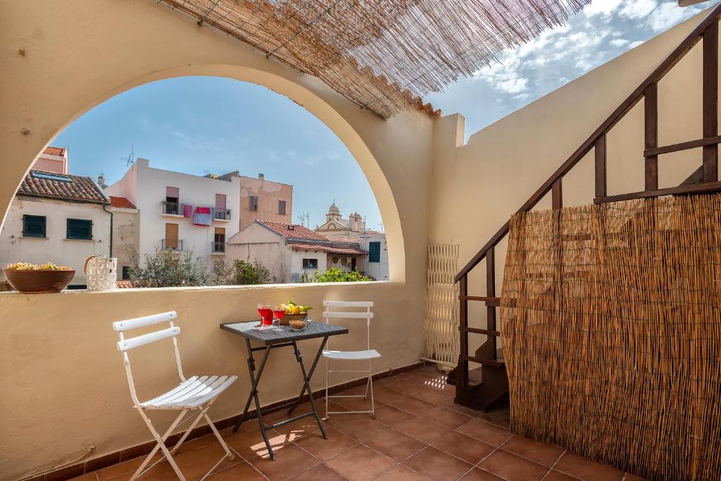 Balkón nebo terasa v ubytování Alguer Guest House