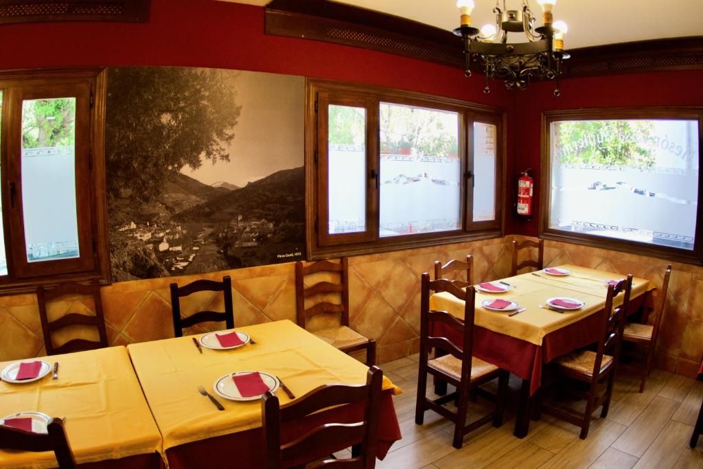 Restaurace v ubytování El refugio