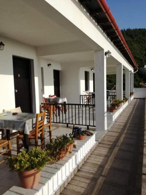 Balkón nebo terasa v ubytování Olga Paltsi Rooms
