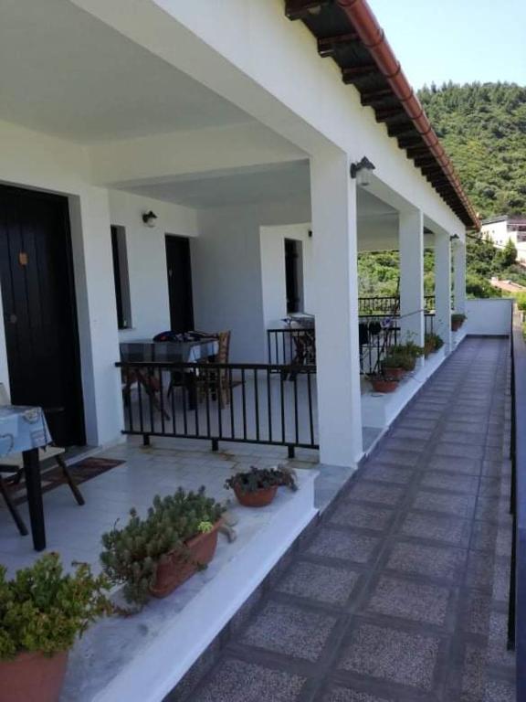 Balkón nebo terasa v ubytování Olga Paltsi Rooms