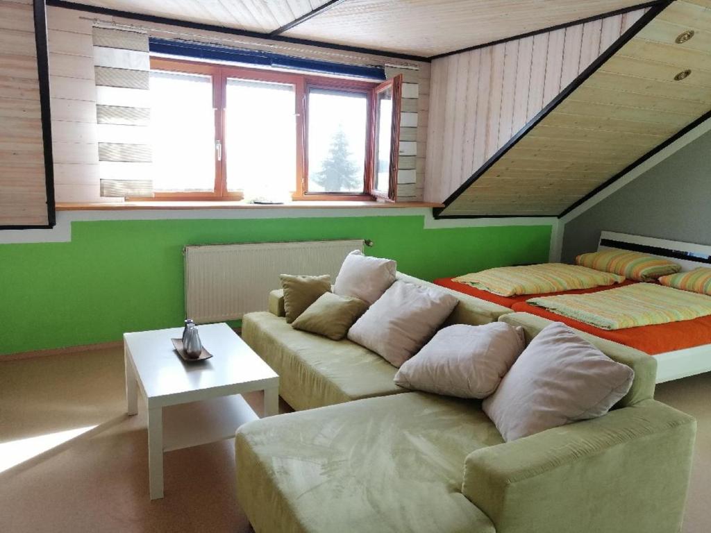 Posezení v ubytování Ferienwohnung Reitinger