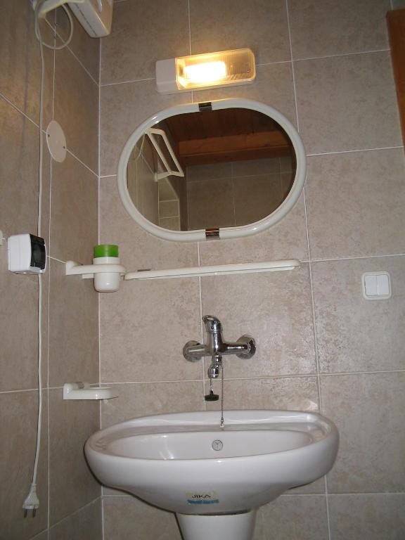 Koupelna v ubytování Apartmány pri Studničke
