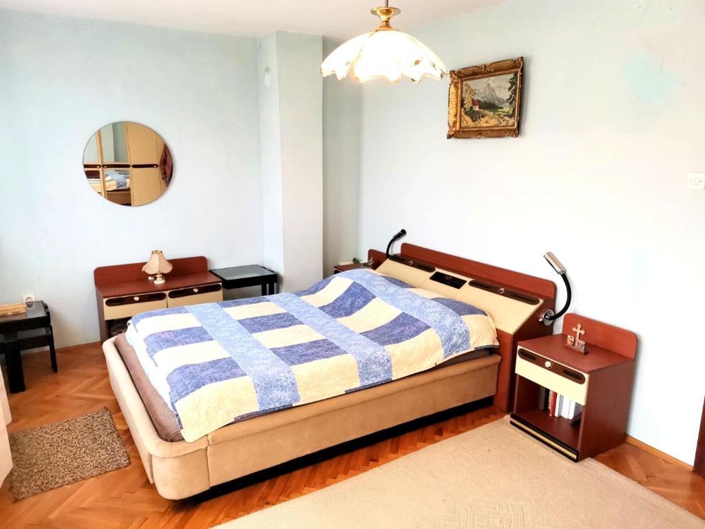 Кровать или кровати в номере Vila Milica