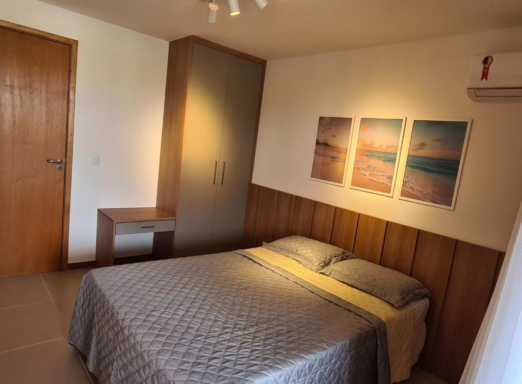 Postel nebo postele na pokoji v ubytování Itacimirim Village Praia da Espera