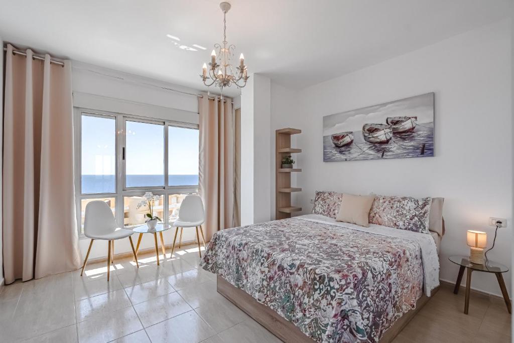 Postel nebo postele na pokoji v ubytování Pambnb - Sea Breeze Duplex Arenal
