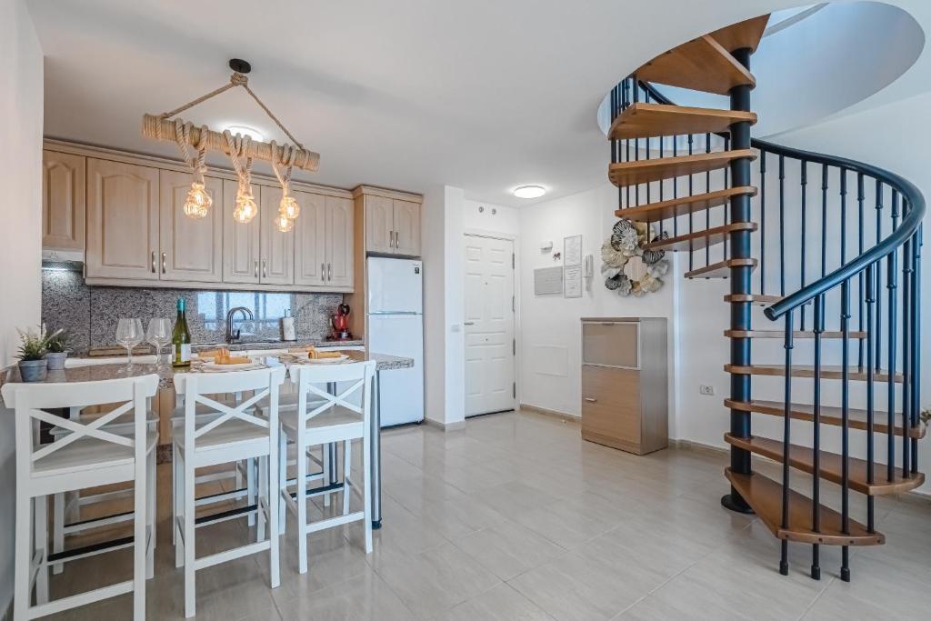 Kuchyň nebo kuchyňský kout v ubytování Pambnb - Sea Breeze Duplex Arenal
