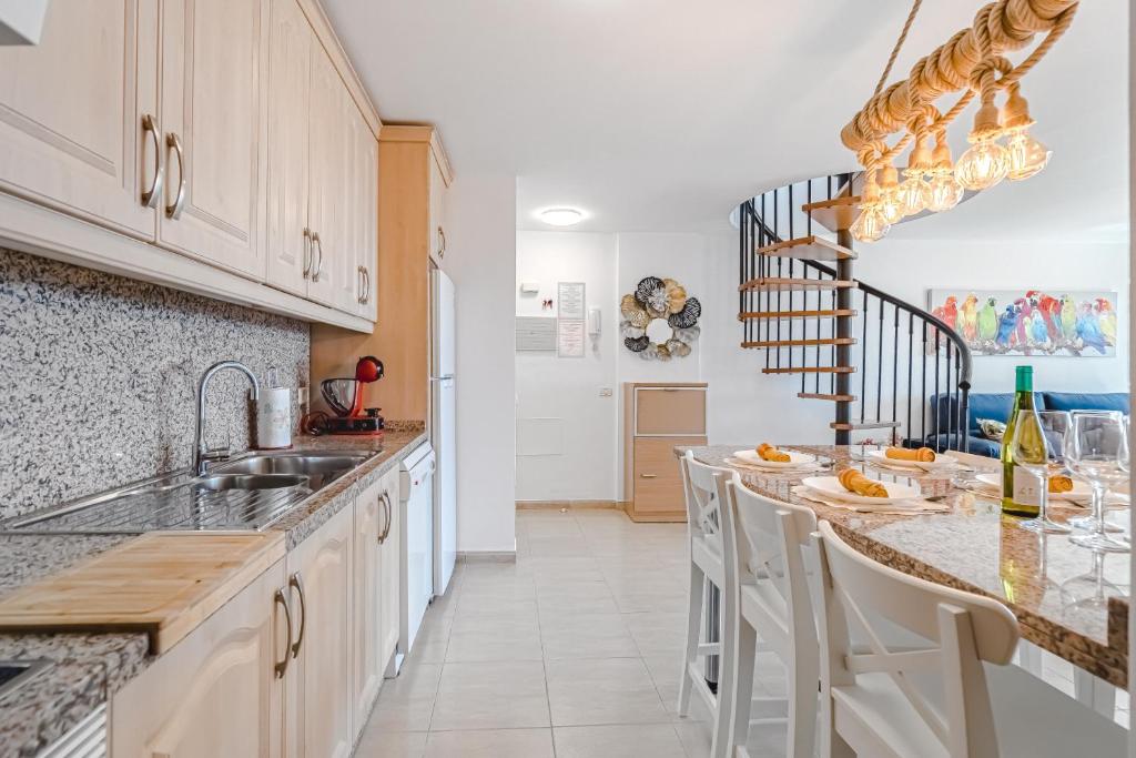 Kuchyň nebo kuchyňský kout v ubytování Pambnb - Sea Breeze Duplex Arenal