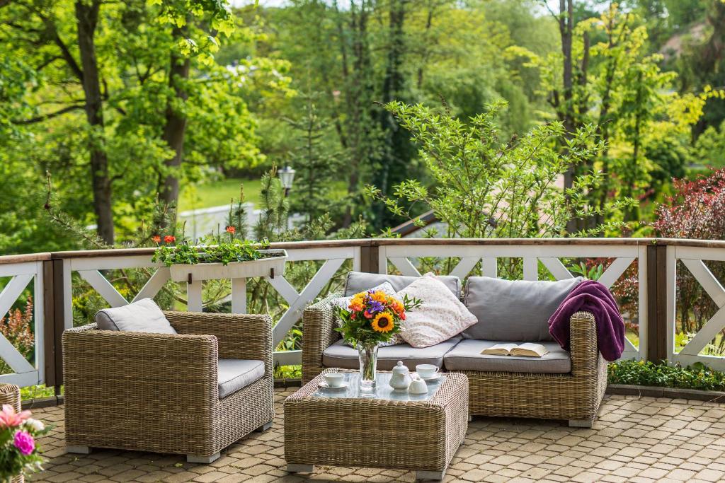 Vonkajšia záhrada v ubytovaní Berberys Park Hotel