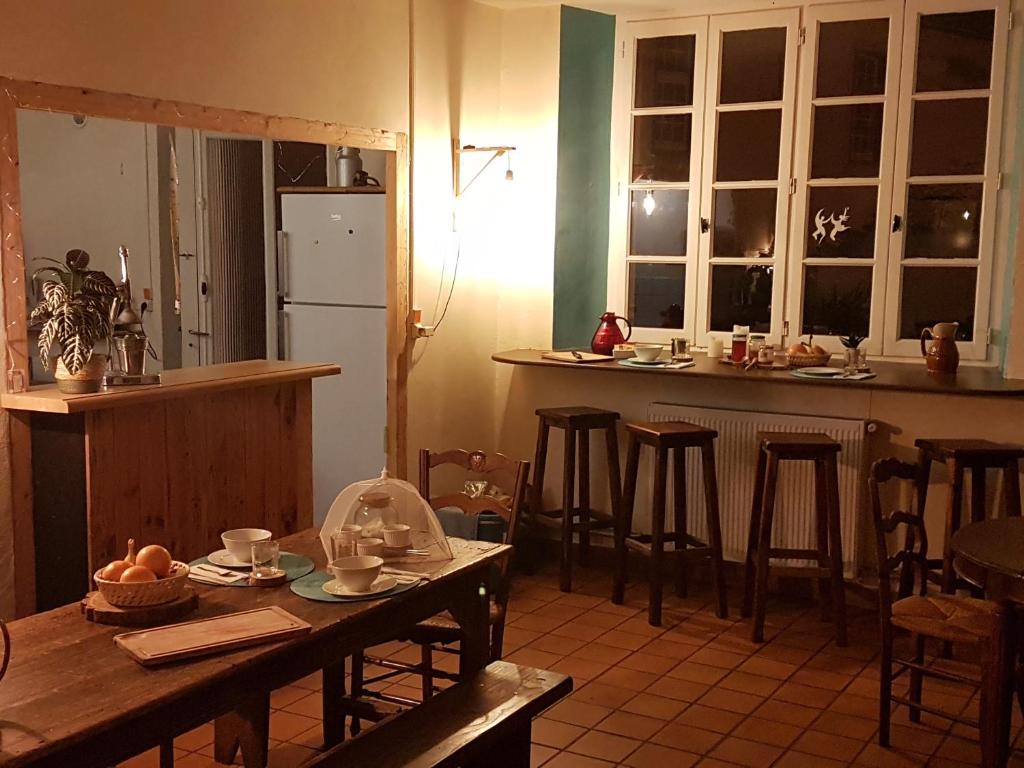 Joogid majutusasutuses Gite Chaneü