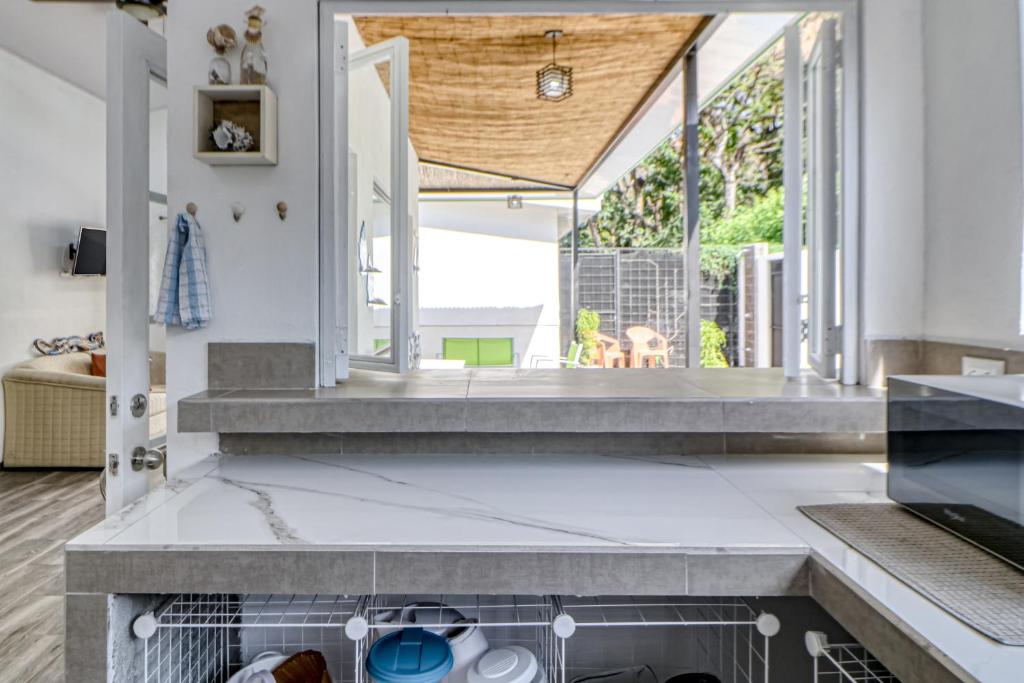 Kuchyň nebo kuchyňský kout v ubytování Casa Conchas