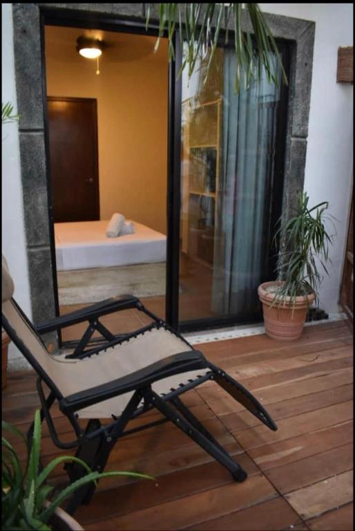 Balkón nebo terasa v ubytování Hotel Boutique Pachamama
