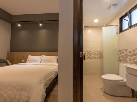 Koupelna v ubytování Yujing B&B 2