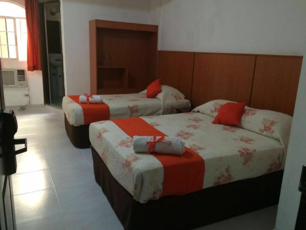Postel nebo postele na pokoji v ubytování Hotel Via Espana