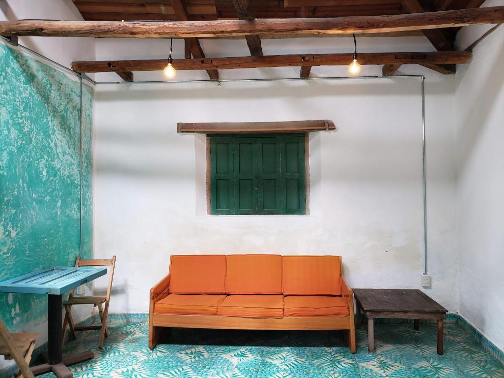 Posezení v ubytování Posada del Abuelito (Hostel)