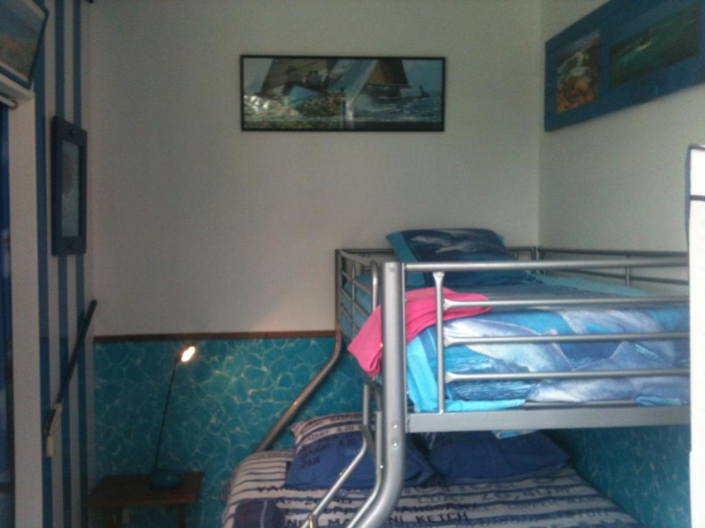Postel nebo postele na pokoji v ubytování La Chaloupe Chambres d'hotes