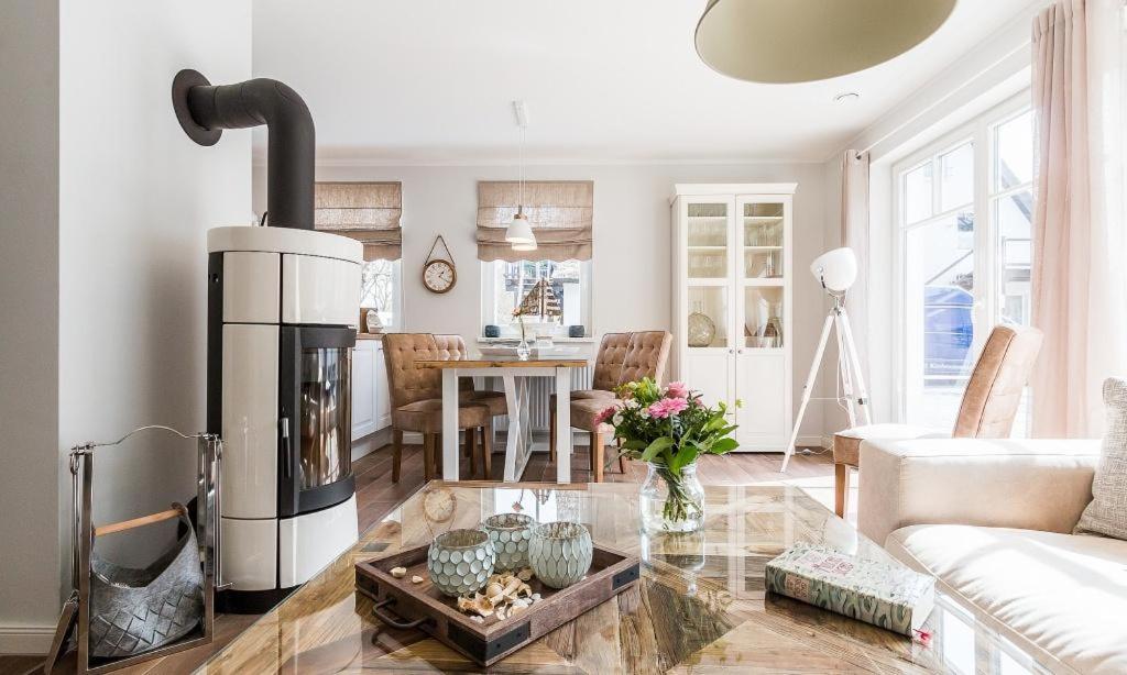 Χώρος καθιστικού στο Wind & Segel