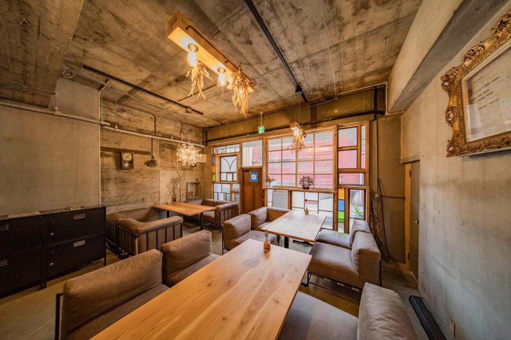 Posezení v ubytování ArtBar & GuestHouse ennova