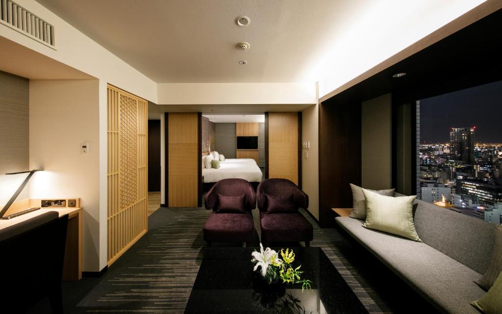Posezení v ubytování Hotel Nikko Osaka