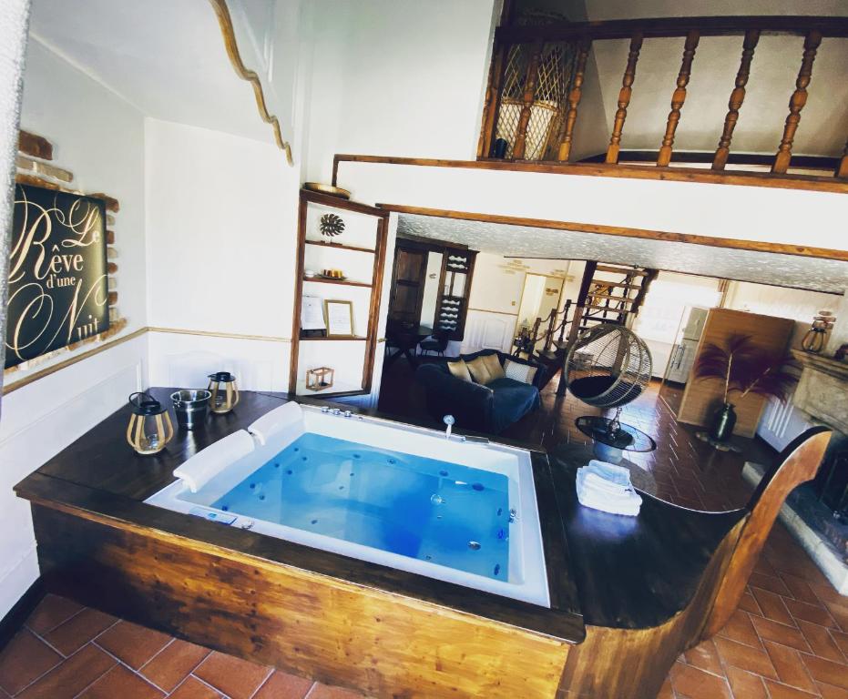 Posezení v ubytování Le Rêve d'une Nuit suite Venise