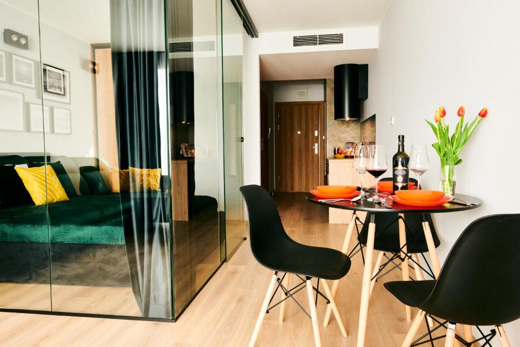 Posedenie v ubytovaní EASY RENT Apartments - Diamond