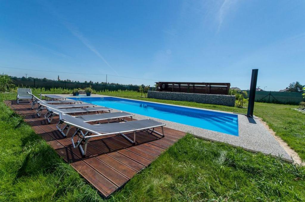 Bazén v ubytování Apartmány Agave nebo v jeho okolí