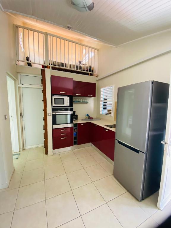 Kuchyň nebo kuchyňský kout v ubytování Maelya House