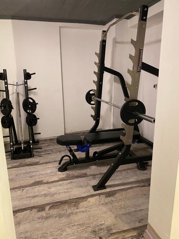 Fitness centrum a/nebo fitness zařízení v ubytování Alter Kornspeicher