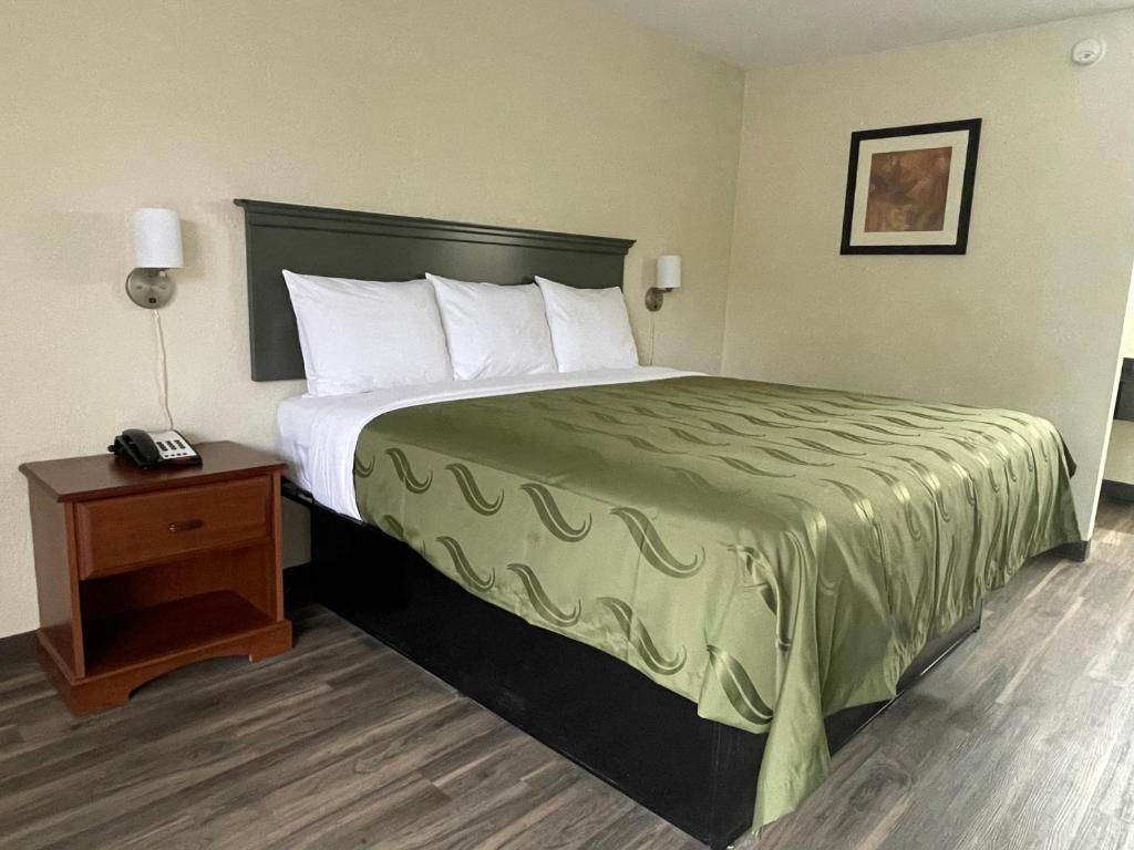 Postel nebo postele na pokoji v ubytování Dreamland Inn